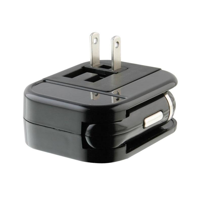 iLive Dual USB Wall and Car Charger - IAC73B