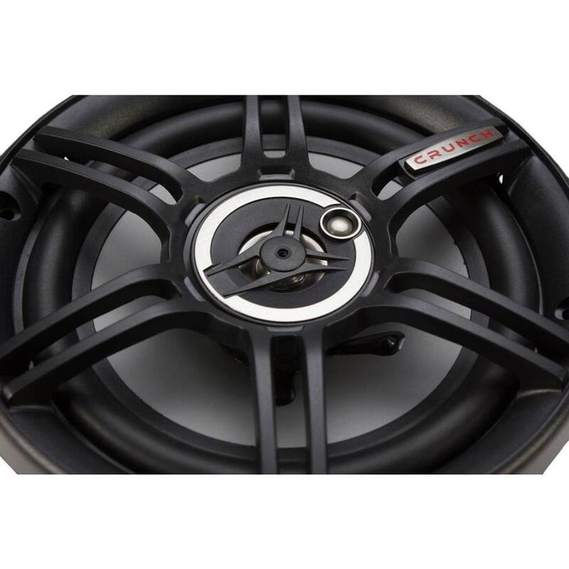 Crunch 2-Channel Car Stereo Amplifier with 300-Watt 6.5 iin. Speaker - PDX-1000.2 + CS-653