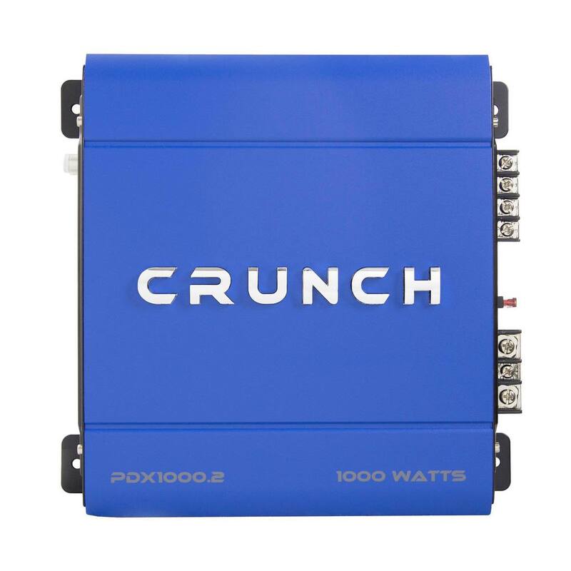 Crunch 2-Channel Car Stereo Amplifier with 300-Watt 6.5 iin. Speaker - PDX-1000.2 + CS-653