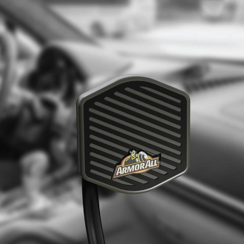 Armor All Magnetic Phone Mount With Gooseneck Cupholder, Turns 360-Degrees - AMH3-1014-BLK