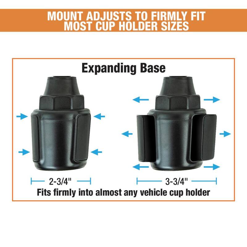 Buyers Products SAM Universal Snow Plow Controller Cup Holder Mount Kit - 1306890