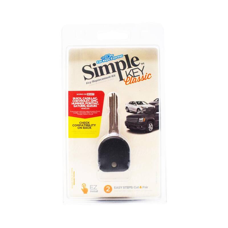 Car Keys Express Car Keys Express Simple Transponder Key Compatible/Replacement for GM Vehicles - GMTKSK