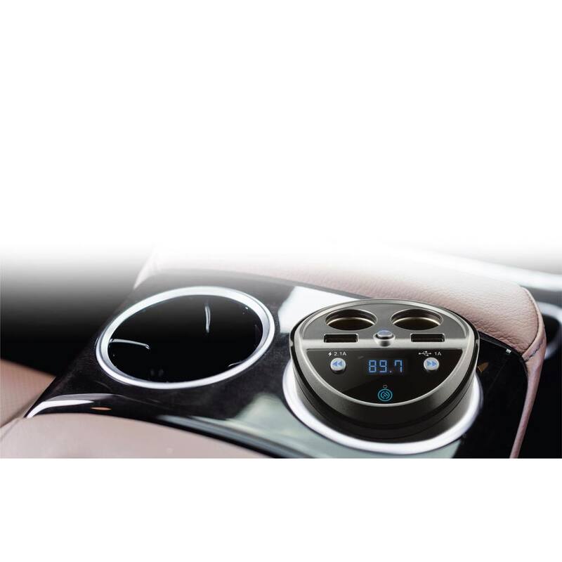 Car and Driver Power Cup w/ Dual Socket - CAD-4057