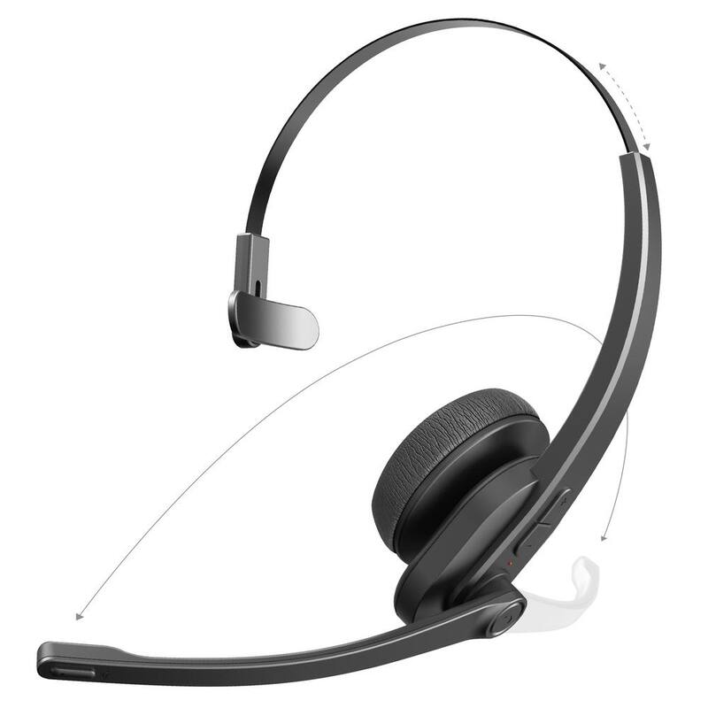 Car and Driver Trucker Headset w/ Noise Isolation - CAD-BT3500BK