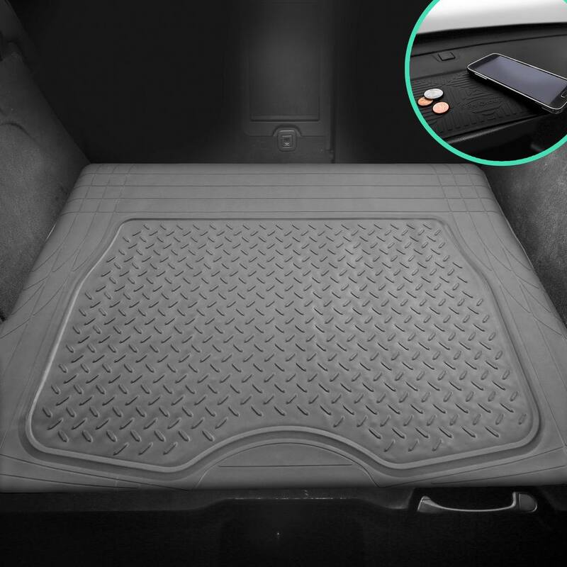 FH Group 47 in. x 32 in. Premium Heavy-Duty Trim to Fit Vinyl Cargo Mat - DMF16401GRAY