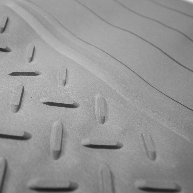 FH Group 47 in. x 32 in. Premium Heavy-Duty Trim to Fit Vinyl Cargo Mat - DMF16401GRAY