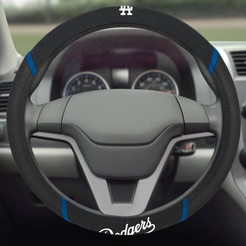 FANMATS MLB - Los Angeles Dodgers Steering Wheel Cover - 26618