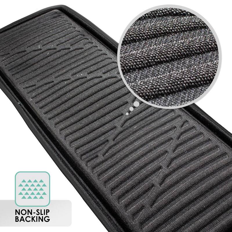 FH Group Heavy-Duty Faux Leather Cargo Mat for Toyota Sienna - DMTM15025BLK-TS