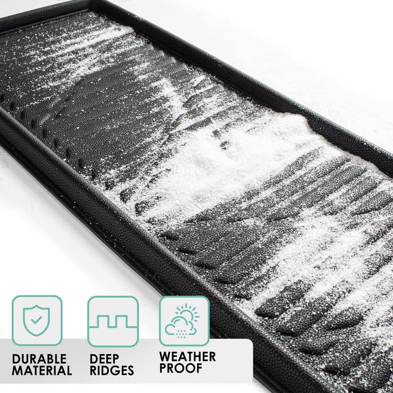 FH Group Heavy-Duty Faux Leather Cargo Mat for Toyota Sienna - DMTM15025BLK-TS