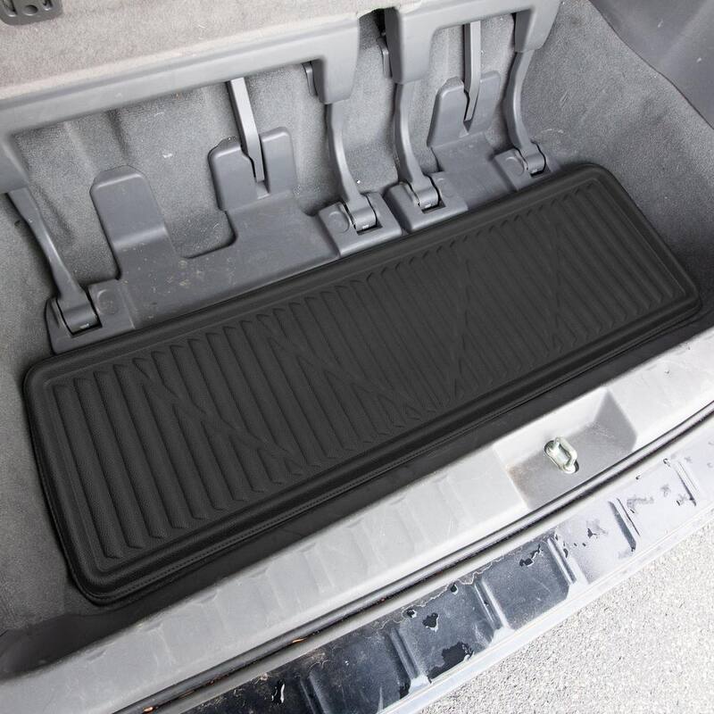 FH Group Heavy-Duty Faux Leather Cargo Mat for Toyota Sienna - DMTM15025BLK-TS