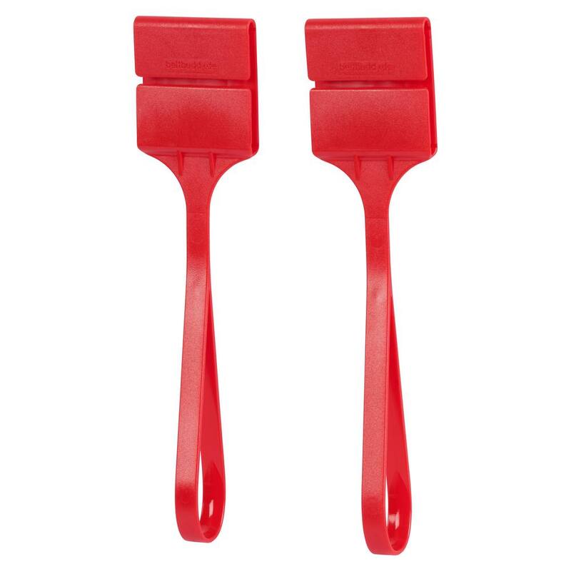 Unbranded Car Belt Buddy - Seatbelt Helper - Red - All Seatbelts - 2 Pack - 81700