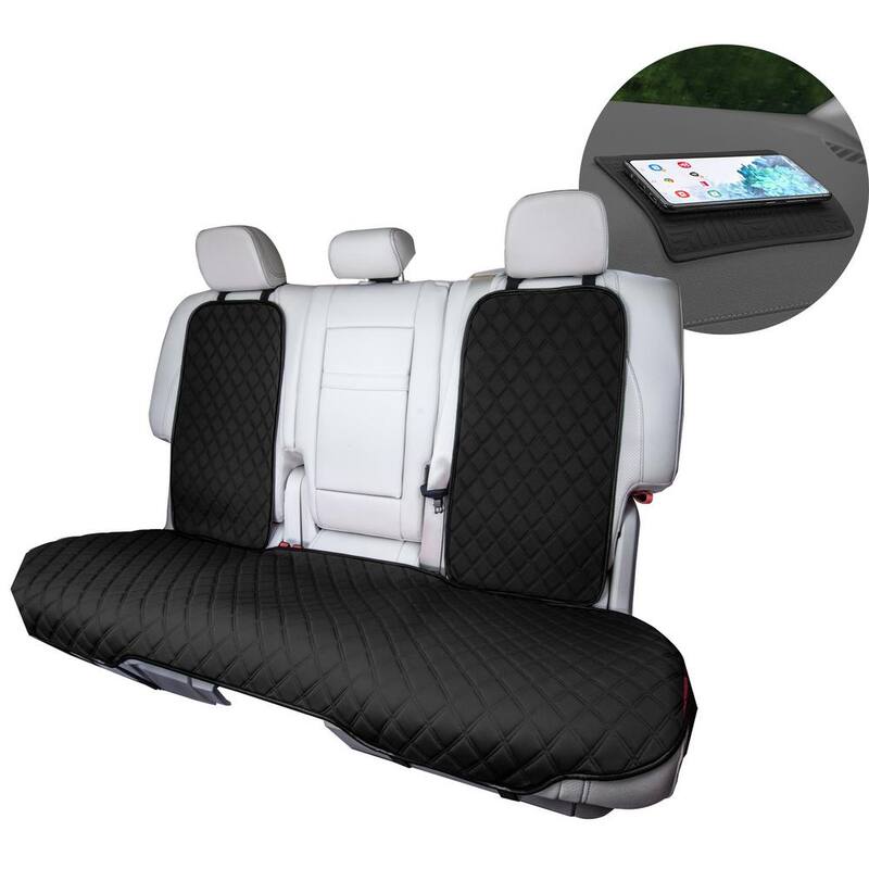 FH Group Neosupreme 47 in. x 23 in. x 1 in. Seat Protectors - Rear Set - DMFH1026BLACK