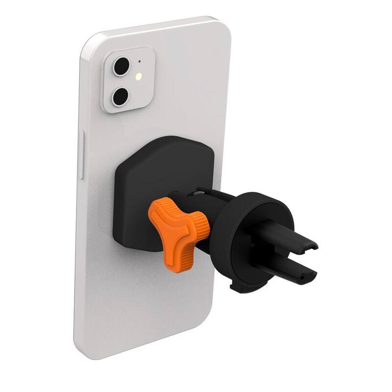 Armor All 2 in. 1 Magnet Phone Mount, 3 Setup Options: Dashboard/Windshield/Air Vent - AMH3-1011-BLK