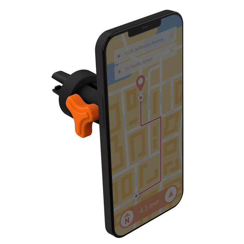 Armor All 2 in. 1 Magnet Phone Mount, 3 Setup Options: Dashboard/Windshield/Air Vent - AMH3-1011-BLK