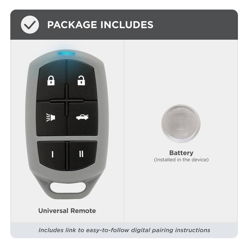 Car Keys Express Universal Car Remote Classic - One Remote for 150+ Vehicles, Ultimate Keyless Entry Solution for 26 Car Brands - UNRM-60RE