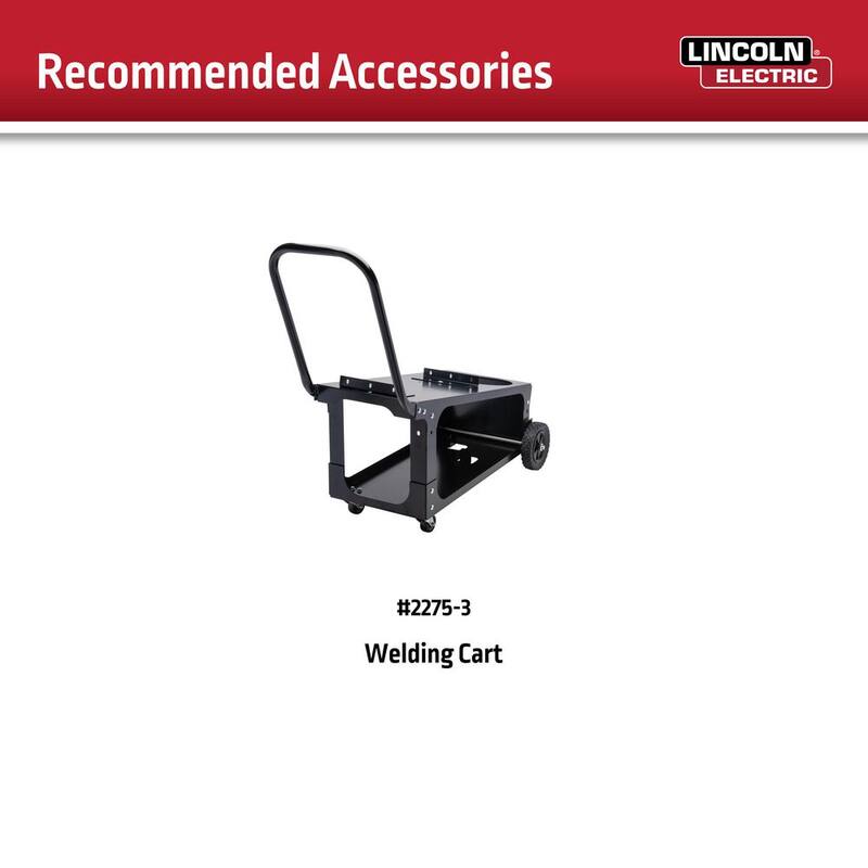 Lincoln Electric 125 Amp Weld-Pak 125 Flux-Core Wire Feed Welder, 115V (No Gas) - K2513-1