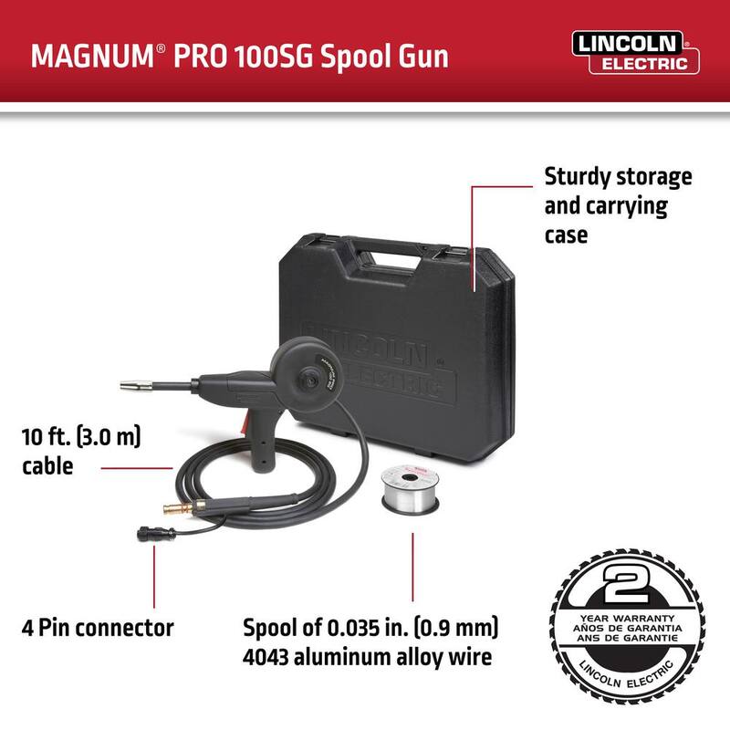 Lincoln Electric 10.50 in. Magnum PRO 100SG Spool Gun - K3269-1
