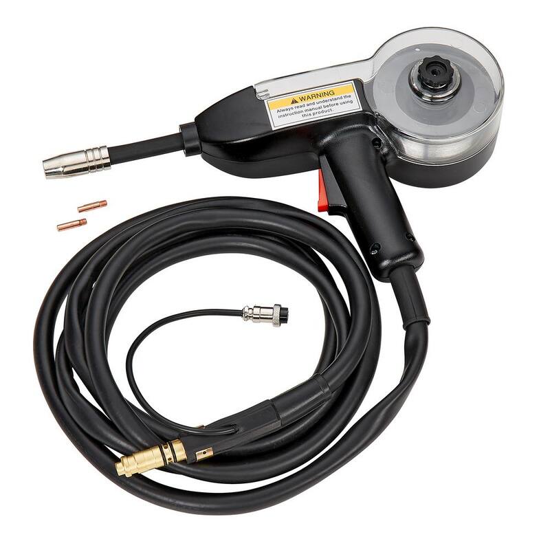 PrimeWeld 180 Amp 220-Volt or 110-Volt MIG Wire Feed Welder with Mig Gun, Gas Regulator MIG and Flux-Cored Wire Spool Gun Included - MIG 180