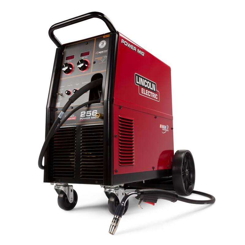 Lincoln Electric 300 Amp Power MIG 256 MIG Wire Feed Welder with Magnum Pro 250L 230- Volt/460-Volt/575-Vott - K3068-2