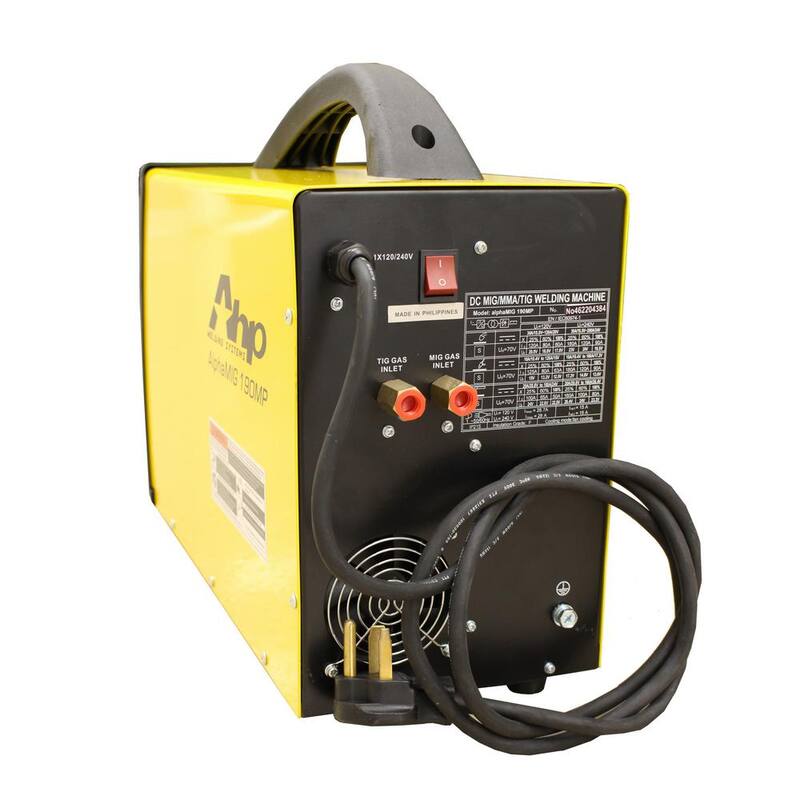 AHP ALPHAMIG 190MP 200 Amp, 110-Volt/220-Volt Dual Voltage AC Voltage Input  DC MIG/TIG/STICK COMBO  3-in-1 Welder - ALPHAMIG 190MP