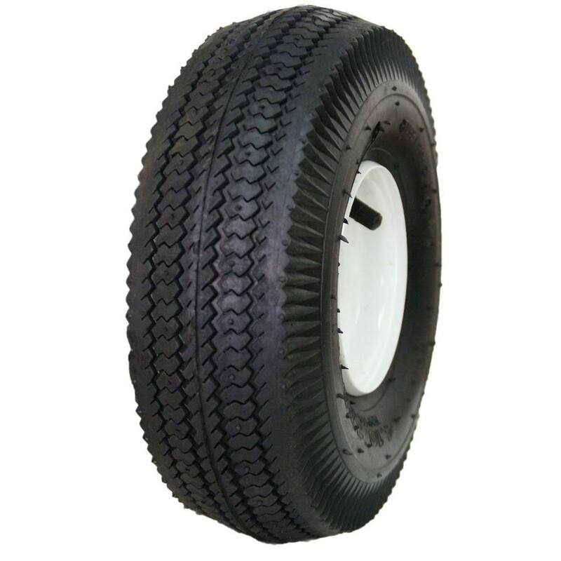 Hi-Run Sawtooth 25 PSI 4.1 in. x 3.5-4 in. 4-Ply Tire and Wheel - CT1009