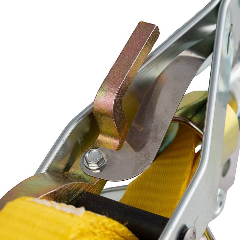 Maasdam Pow'R Pull 2,000 lb. 1-Ton Capacity 25 ft. Max Lift 10:1 Leverage Web Strap Puller Come Along Tool - WS-25
