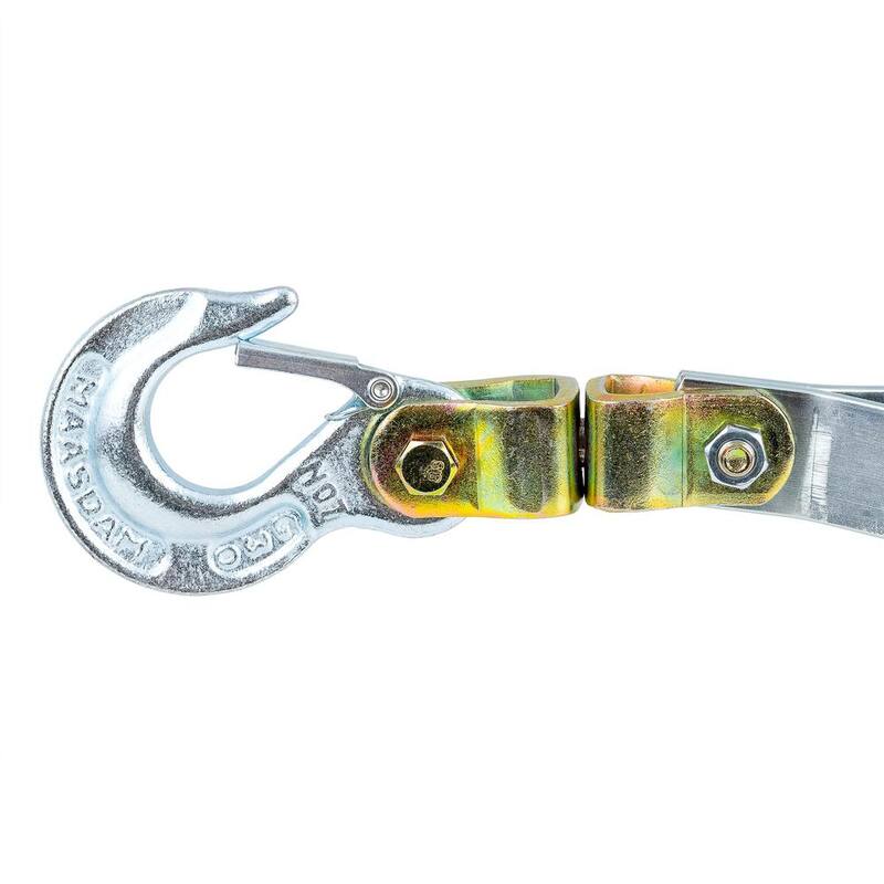 Maasdam Pow'R Pull 4,000 lb. 2-Ton Capacity 6 ft. Max Lift 30:1 Leverage Winch Puller Come Along Tool with 6 ft. of Cable Included - 144SB-6