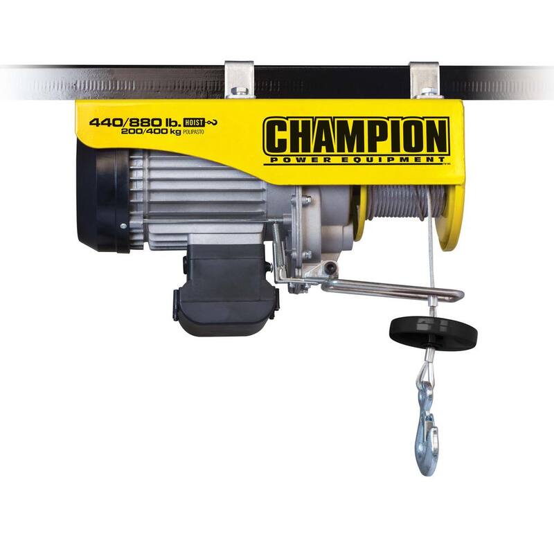 Champion Power Equipment 440/880 120-Volt Hoist - 18890