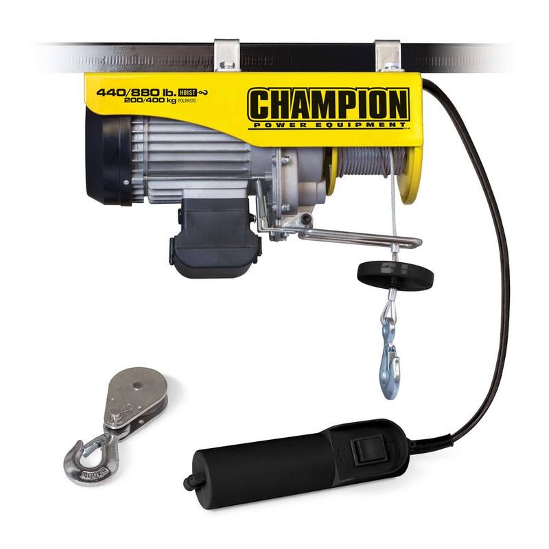 Champion Power Equipment 440/880 120-Volt Hoist - 18890
