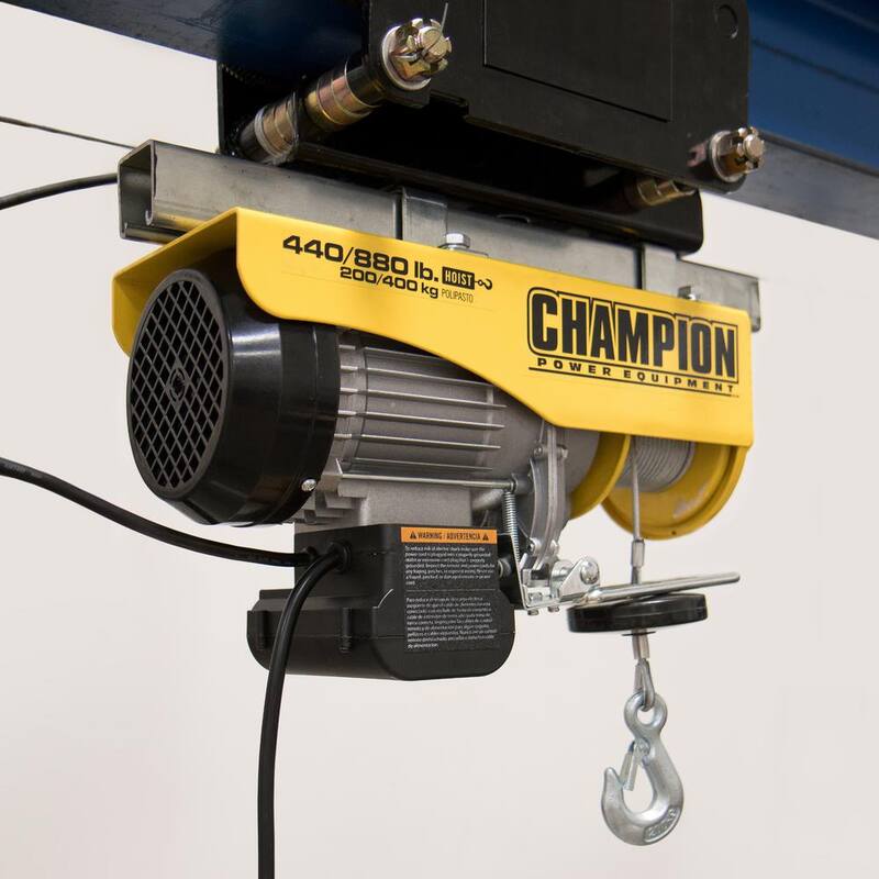Champion Power Equipment 440/880 120-Volt Hoist - 18890