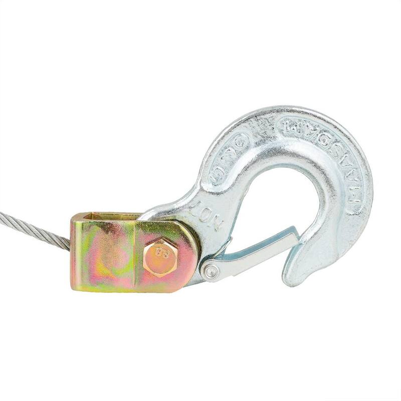 Maasdam Pow'R Pull 1,500 lb. 3/4-Ton Capacity 22 ft. Max Lift 15:1 Leverage Winch Puller Come Along Tool with Included Cable - 264S-5