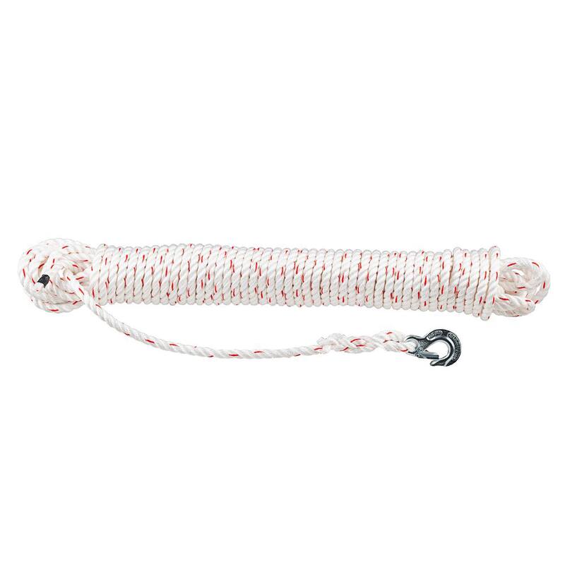 Maasdam Pow'R Pull 1,500 lb. 3/4 Ton Capacity 10:1 Leverage Rope Puller Come Along Tool with 100 ft. of Highway Approved Rope - A-100