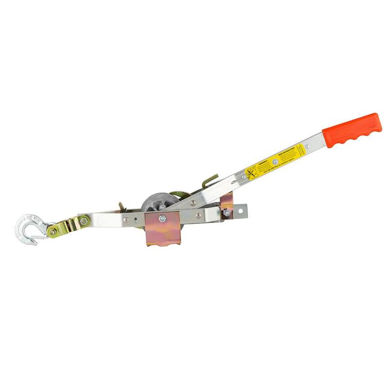 Maasdam Pow'R Pull 1,500 lb. 3/4-Ton Capacity 10:1 Leverage Rope Puller Come Along Tool Rope Not Included - A-0