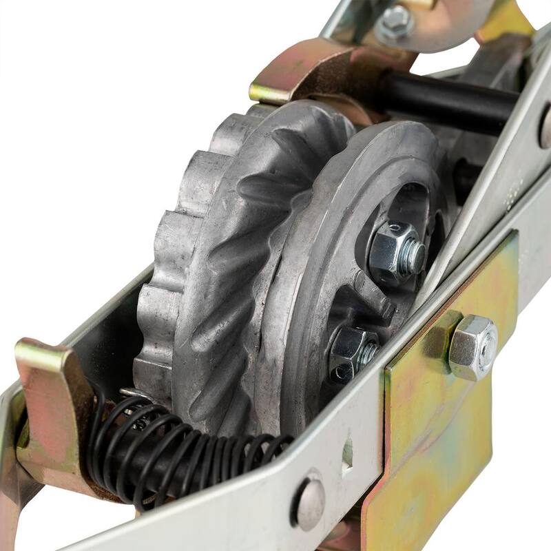Maasdam Pow'R Pull 1,500 lb. 3/4-Ton Capacity 10:1 Leverage Rope Puller Come Along Tool Rope Not Included - A-0