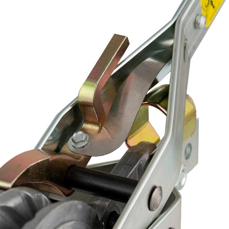 Maasdam Pow'R Pull 1,500 lb. 3/4-Ton Capacity 10:1 Leverage Rope Puller Come Along Tool Rope Not Included - A-0