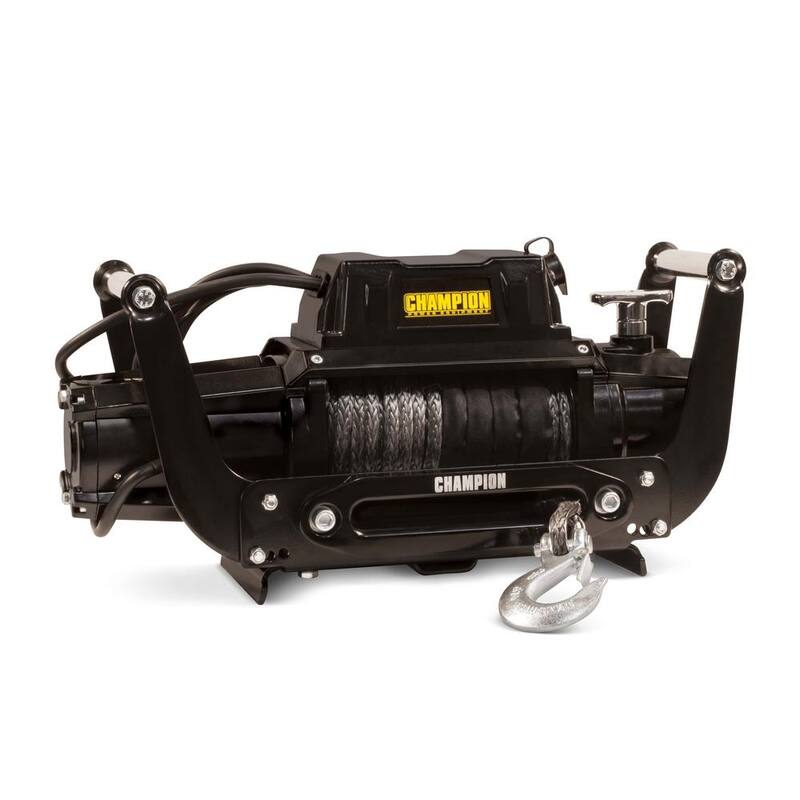 Champion Power Equipment Truck/SUV Synthetic Rope Winch Kit with Hawse Fairlead - 100427