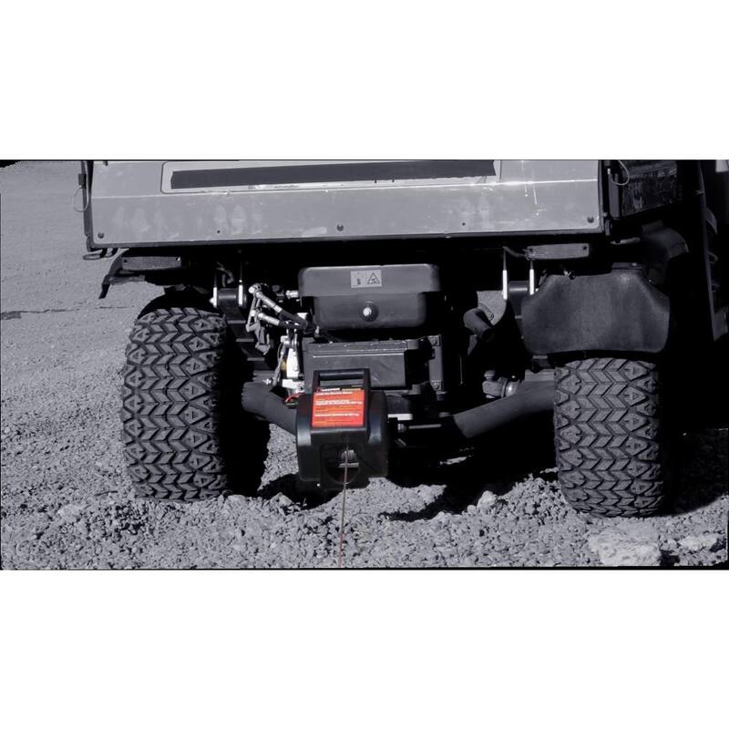 Keeper 2,000 lbs. Portable 12-Volt DC Electric Winch with Rapid Mount - KTSL2000RM