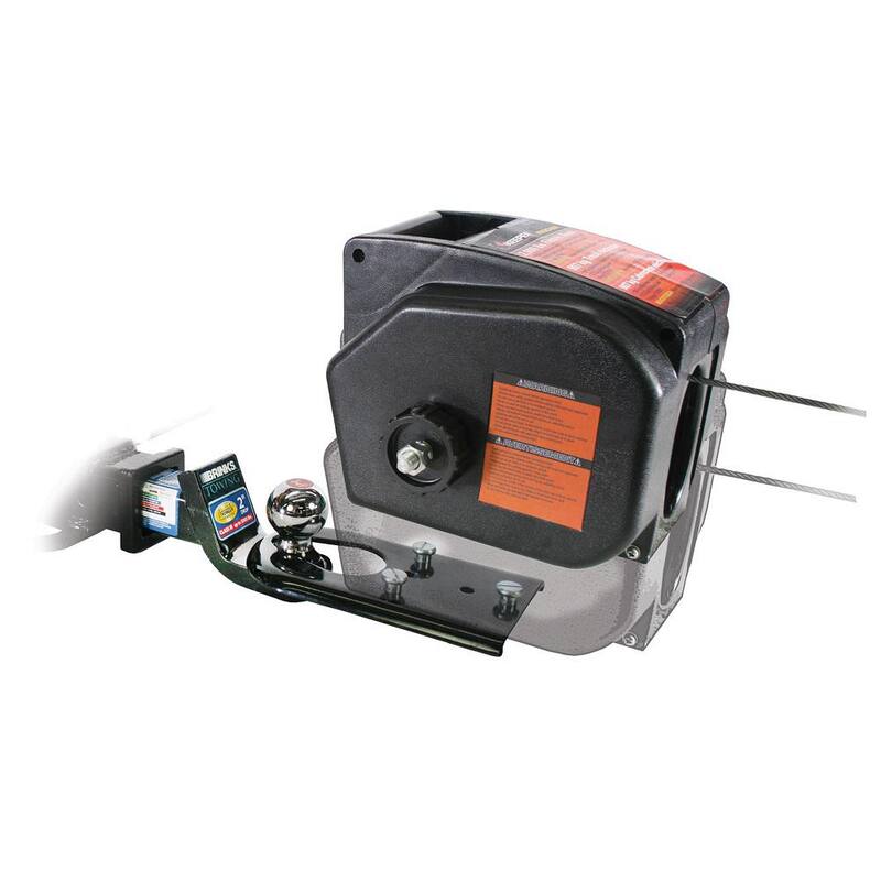 Keeper 2,000 lbs. Portable 12-Volt DC Electric Winch with Rapid Mount - KTSL2000RM