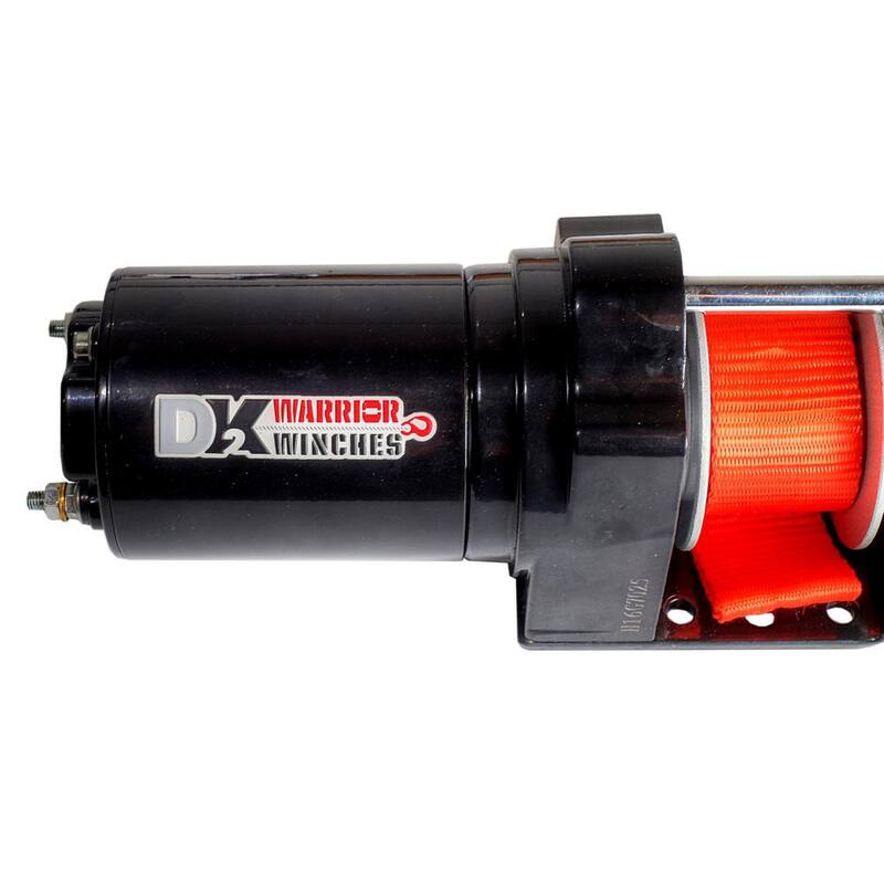 DK2 Warrior 3,000 lbs. Capacity 12-Volt Snow Plow Winch - EW8020