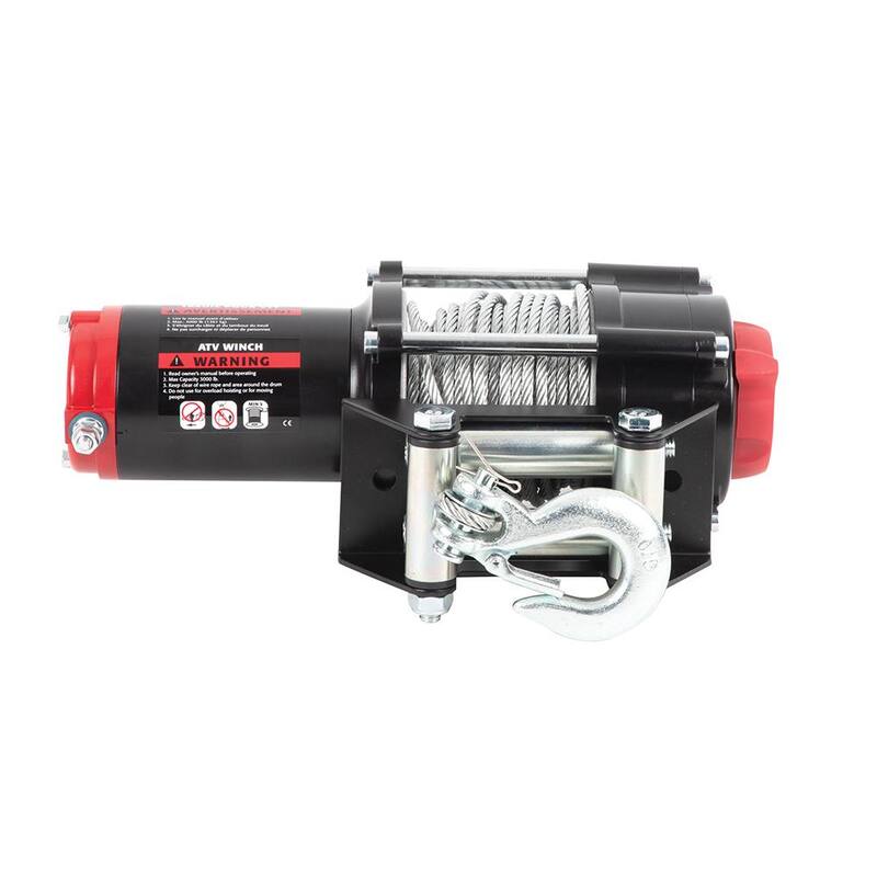 Erickson 12-Volt DC 50 ft. 3000 lb. Electric Winch - 06424