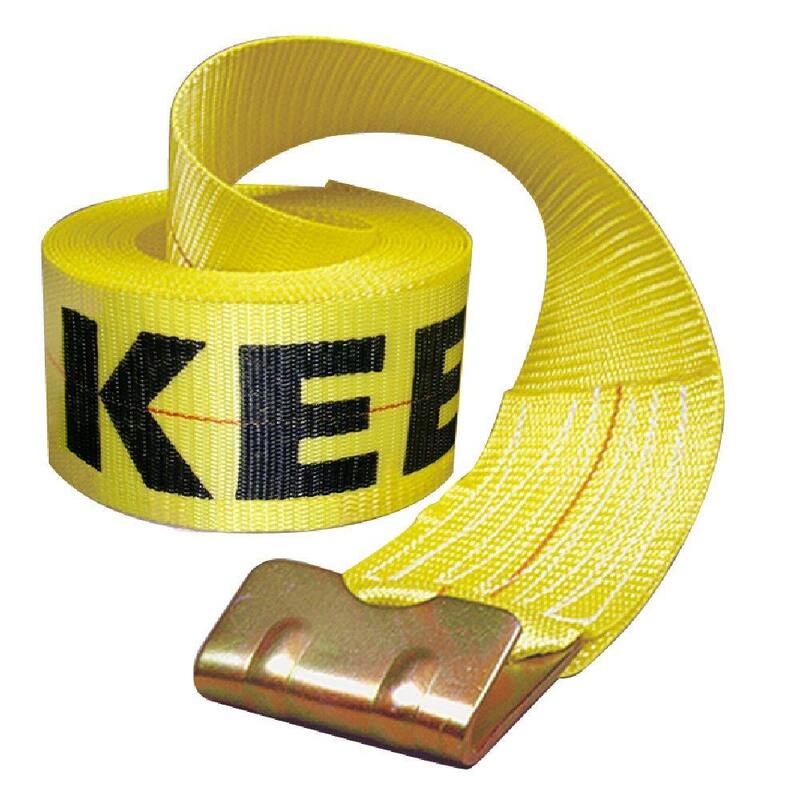 Keeper 30 ft. x 4 in. x 15,000 lbs. Winch Strap with Flat Hook - 04926