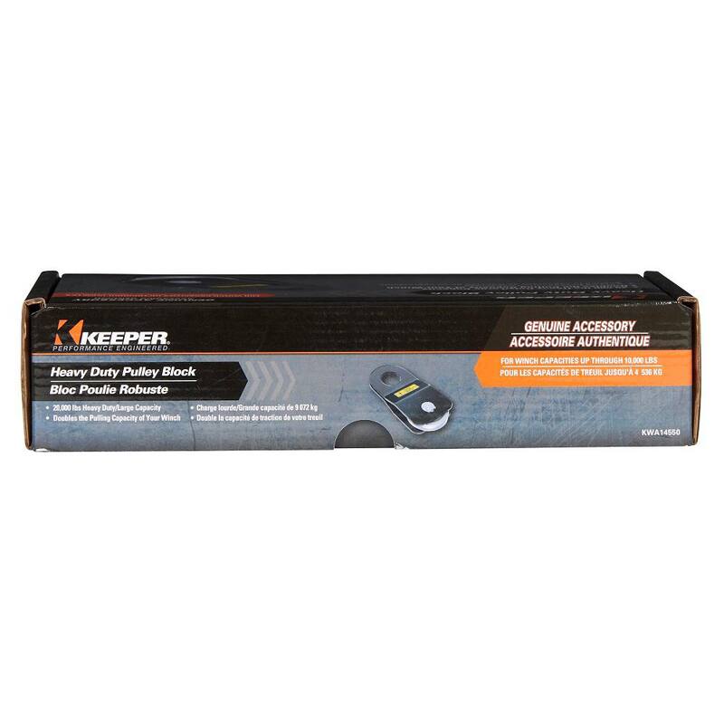 Keeper 20,000 lbs. Capacity Winch Pulley Block Assembly - KWA14550-1