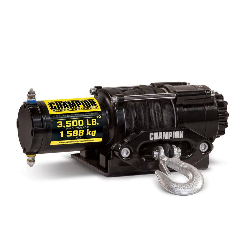 Champion Power Equipment ATV/UTV Synthetic Rope Winch Kit with Hawse Fairlead - 100428