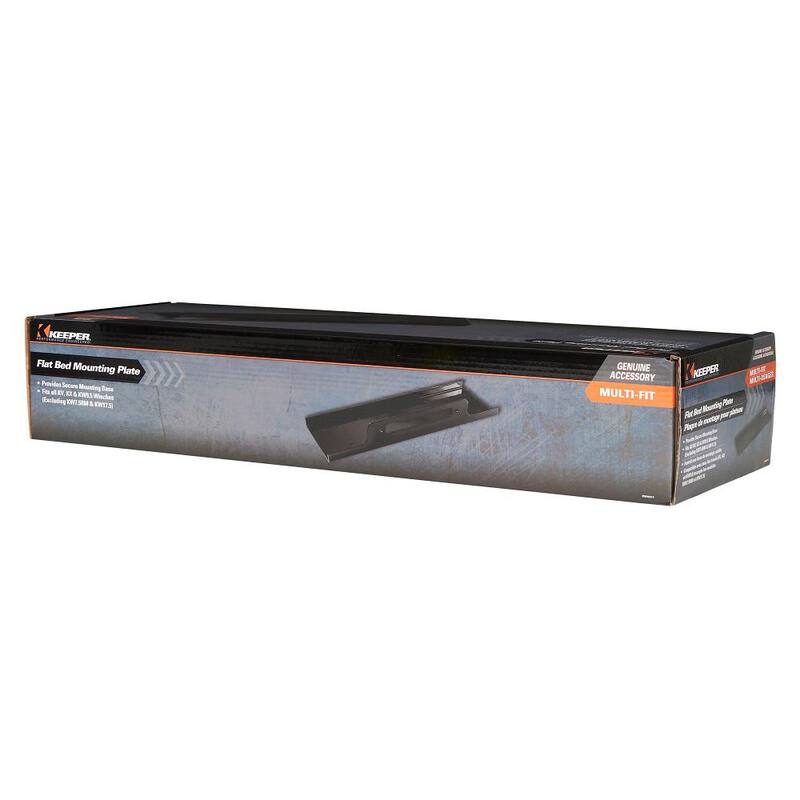 Keeper Flat Bed Winch Mounting Plate - KWA011-1