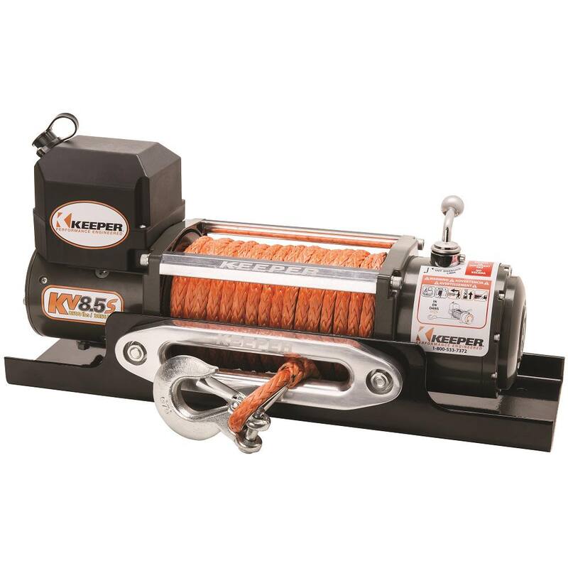 Keeper Flat Bed Winch Mounting Plate - KWA011-1