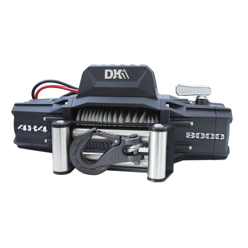 DK2 8,000 lb. Capacity 12-Volt Electric Winch with 95 ft. Steel Cable - S8000