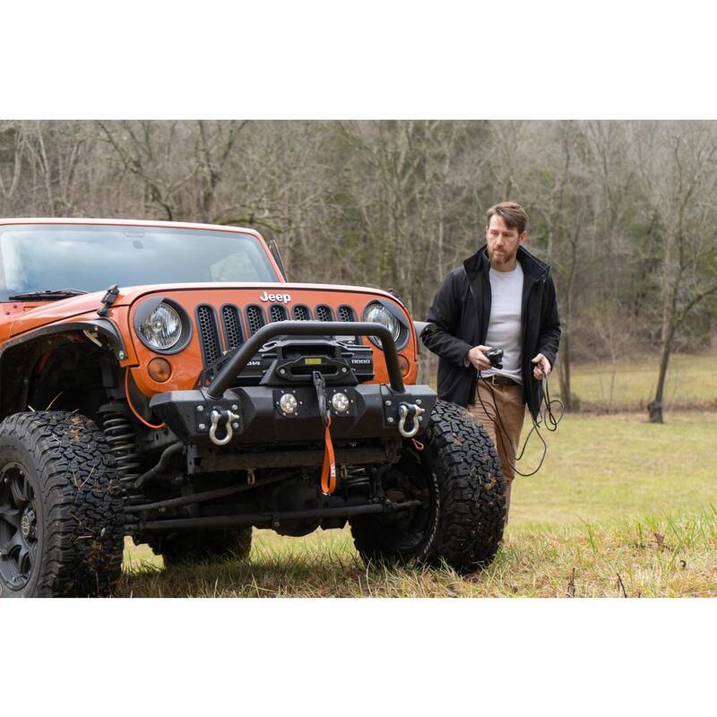 DK2 8,000 lb. Capacity 12-Volt Electric Winch with 95 ft. Steel Cable - S8000