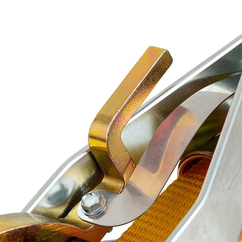 Maasdam Pow'R Pull 4,000 lb. 2-Ton Capacity 12 ft. Max Lift 10:1 Leverage Web Strap Puller Come Along Tool - WS-2