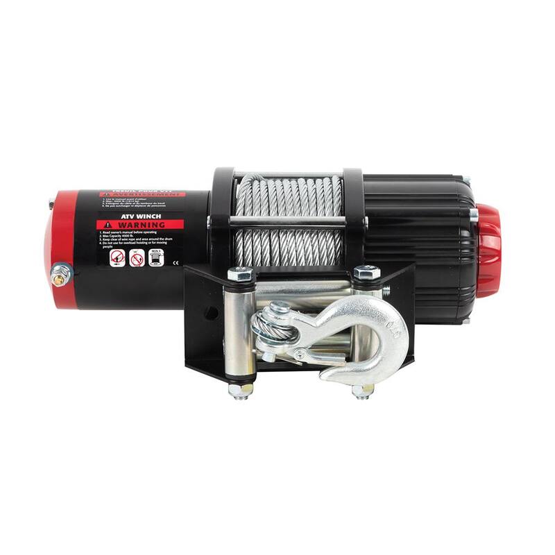 Erickson 12-Volt DC 40 ft. 4000 lb. Electric Winch - 06428