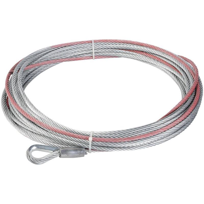 Keeper Wire Rope 55 ft. x 7/32 in. for KT4000 Winch - KTA14120-1